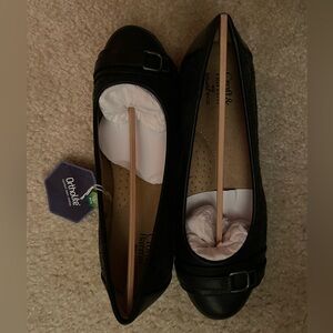 Croft & Barrow Black Flats for Women